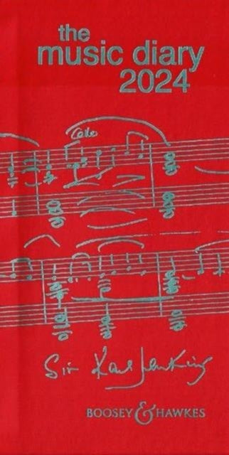 Music Diary 2024 : red-9781784548346