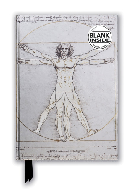 Leonardo da Vinci: Vitruvian Man (Foiled Blank Journal)-9781787558618