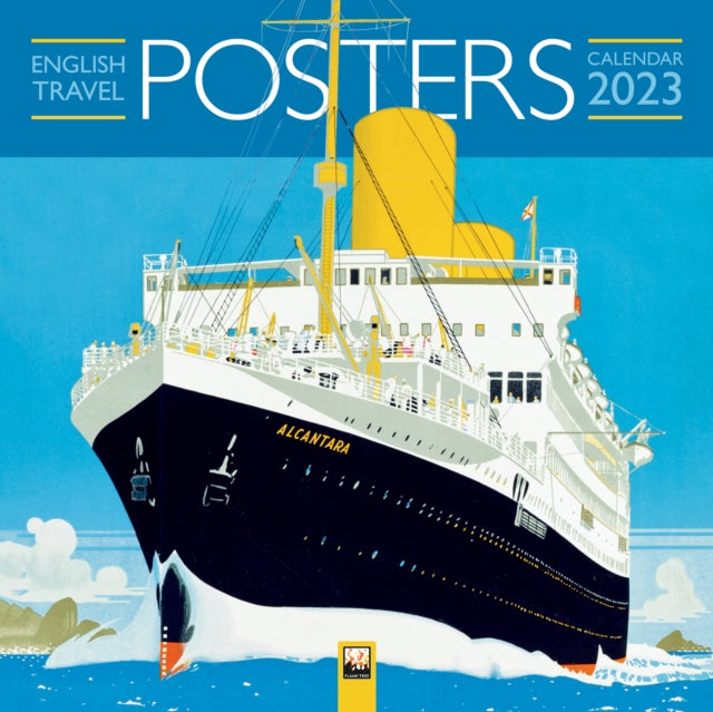 English Travel Posters Wall Calendar 2023 (Art Calendar)-9781804170281