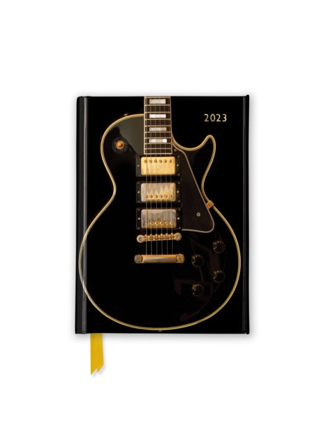 Black Gibson Guitar Pocket Diary 2023-9781804171493