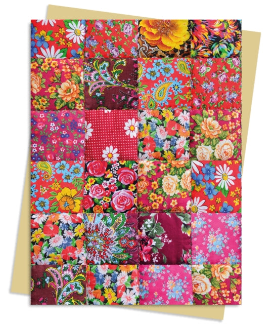 Floral Patchwork Quilt Greeting Card Pack : Pack of 6-9781804176290