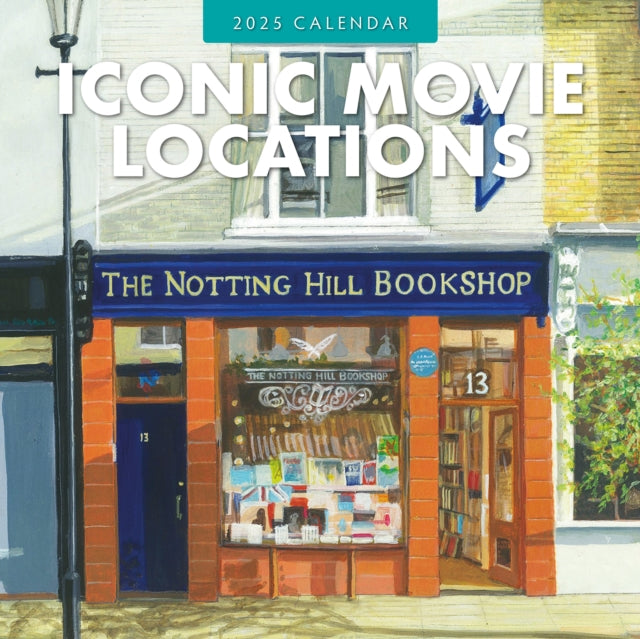 Iconic Movie Locations 2025 Square Wall Calendar-9781804426968