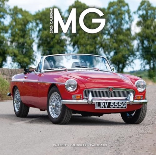 MG Calendar 2025 Square Car Wall Calendar - 16 Month-9781804604762