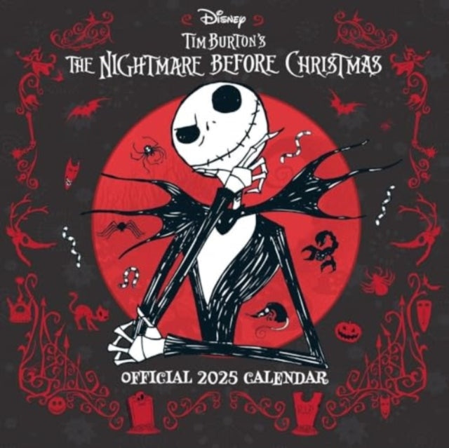Official The Nightmare Before Christmas Square Calendar 2025-9781835270974