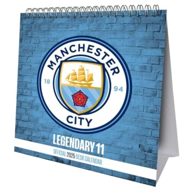 Manchester City FC Desk Easel Calendar 2025-9781835272282