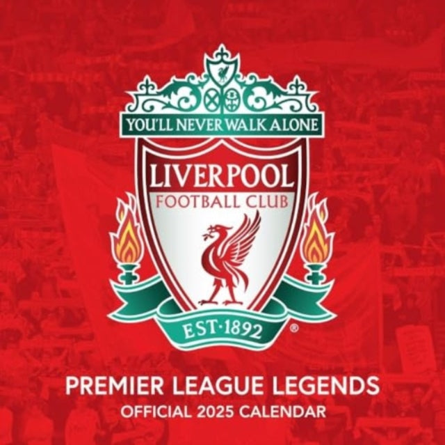 Liverpool FC Legends Square Calendar 2025-9781835272732