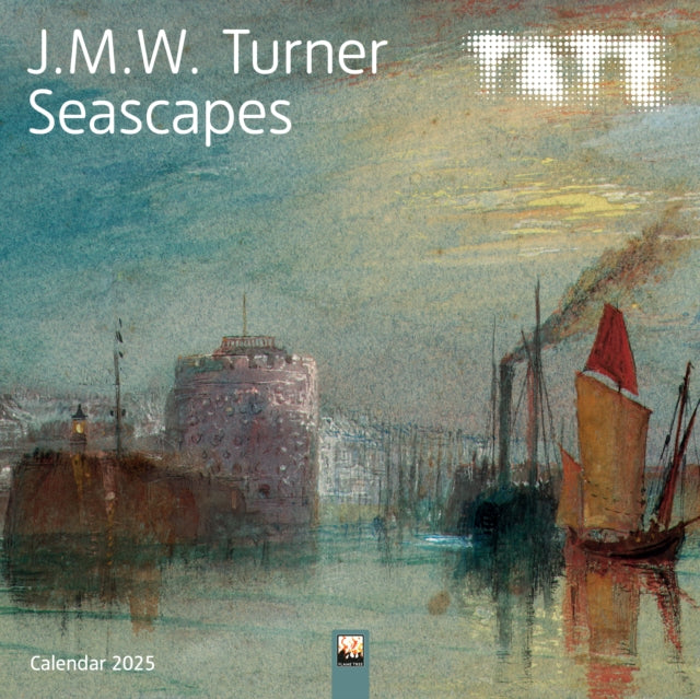 Tate: J.M.W. Turner Seascapes Wall Calendar 2025 (Art Calendar)-9781835620564