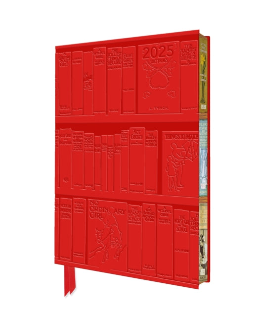 Bodleian Libraries: Bookshelves 2025 Artisan Art Vegan Leather Diary Planner - Page to View with Notes-9781835621561