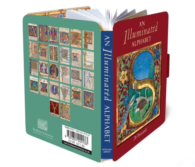An Illuminated Alphabet : 26 Postcards-9781851244133