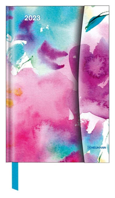 WATERCOLOURS SMALL MAGNETO DIARY 2023-4002725985729