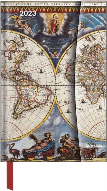 ANTIQUE MAPS SMALL MAGNETO DIARY 2023-4002725985767