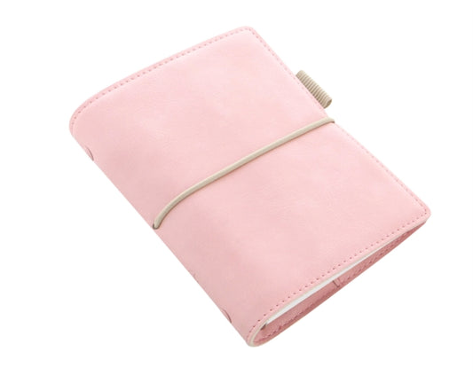 Filofax Pocket Domino Soft pale pink organiser-5015142261528