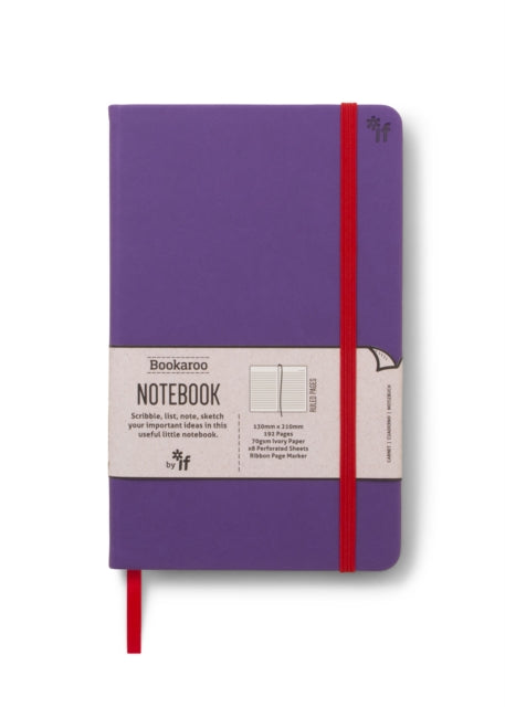 Bookaroo Notebook  - Purple-5035393432041