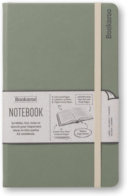 Bookaroo Notebook (A5) Journal - Fern-5035393432355