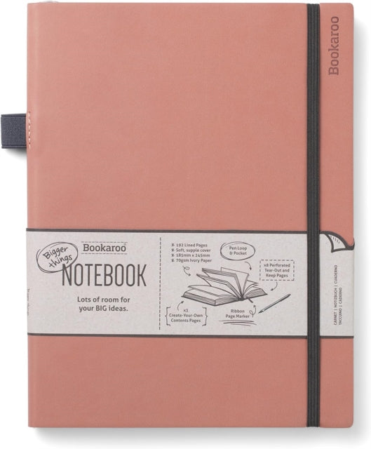 Bookaroo Bigger Things Notebook Journal - Blush-5035393536329