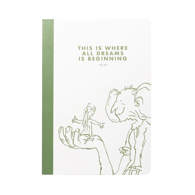 A5 Notebook (Softcover) - Roald Dahl (The BFG)-5055453416361