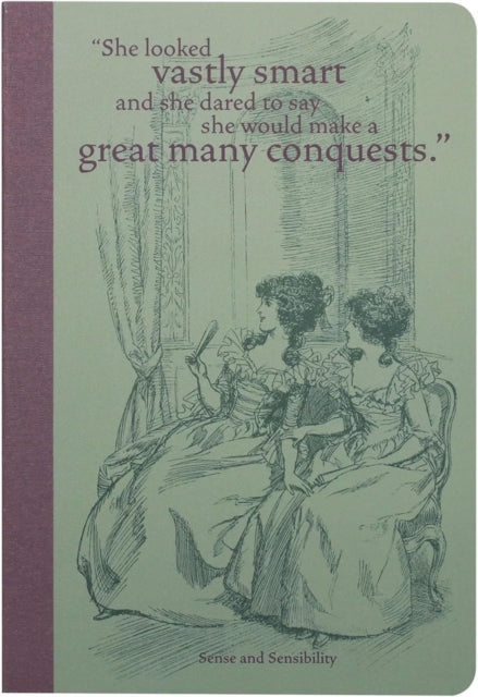 A5 Notebook (Softcover) - Pulteney Press (Jane Austen)-5055453421105