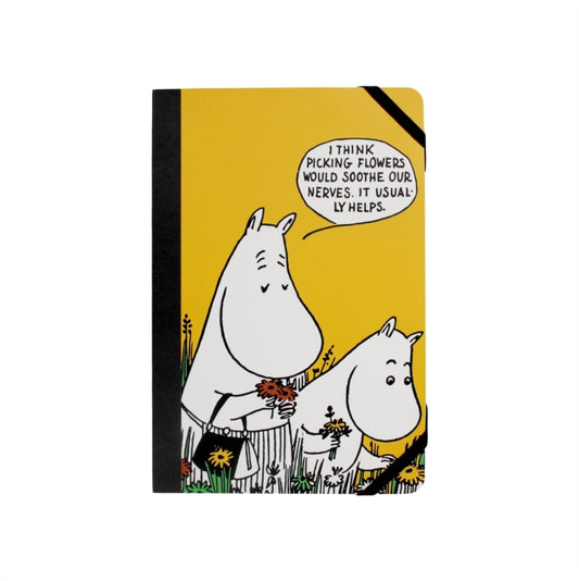A5 Notebook (Softcover) - Moomin (Picking Flowers)-5055453423307