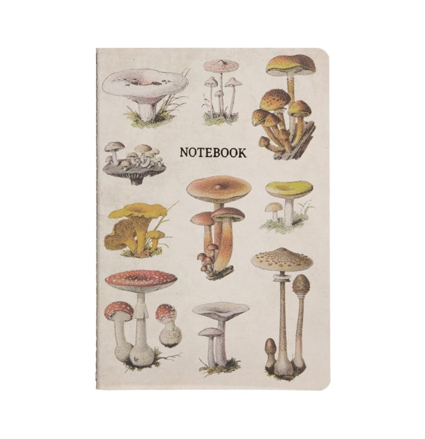 Sass & Belle Vintage Mushrooms A5 Notebook-5055992796405