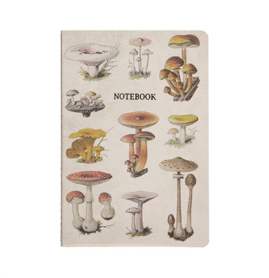 Sass & Belle Vintage Mushrooms A5 Notebook-5055992796405
