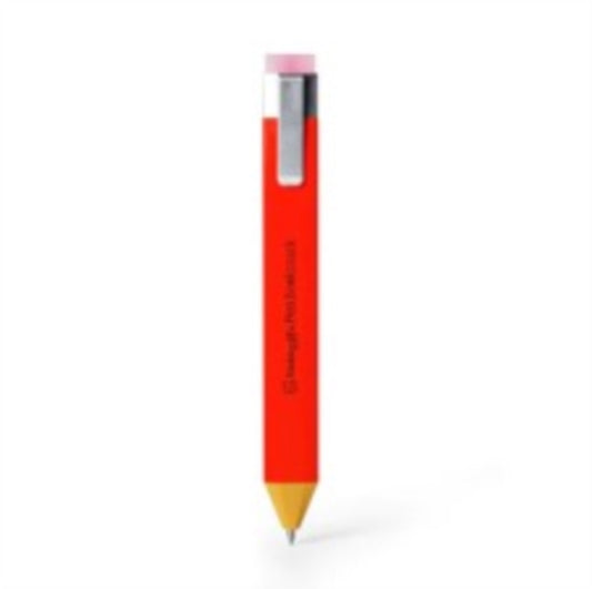 Pen Bookmark Red with Refills-5060058361206