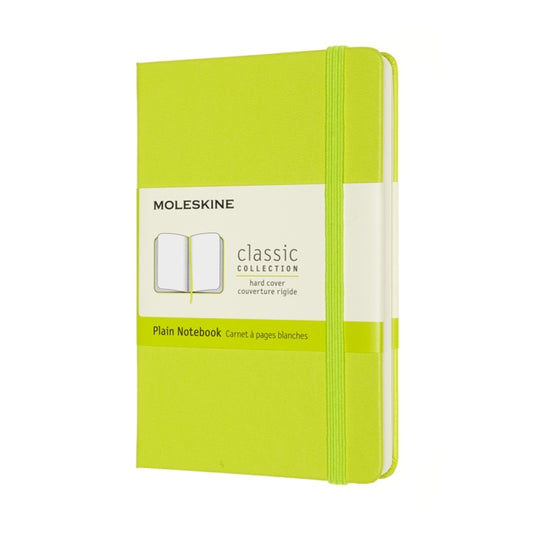 Moleskine Pocket Plain Hardcover Notebook: Lemon Green-8056420850864