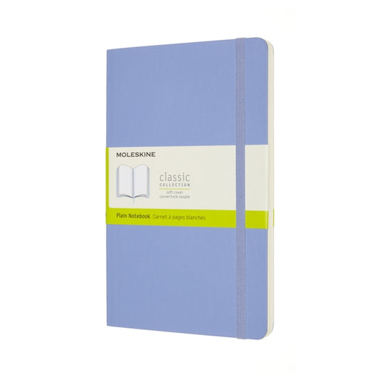 Moleskine Large Plain Softcover Notebook: Hydrangea Blue-8056420850949