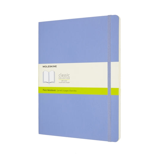 Moleskine Extra Large Plain Softcover Notebook: Hydrangea Blue-8056420850963
