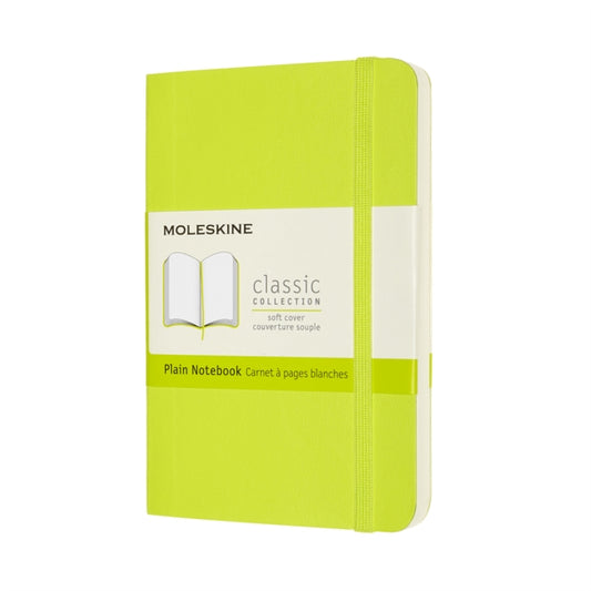 Moleskine Pocket Plain Softcover Notebook: Lemon Green-8056420850987
