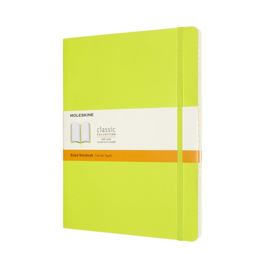 Moleskine Extra Large Ruled Softcover Notebook : Lemon Green-8056420851014