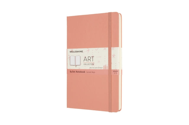 Moleskine Art Large Bullet Notebook : Coral Pink-8056420852929