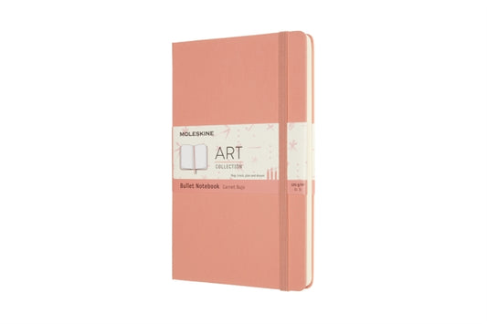 Moleskine Art Large Bullet Notebook : Coral Pink-8056420852929