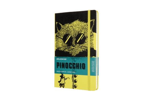 Moleskine Limited Edition Pinocchio Large Ruled Notebook : The Cat-8056420853643