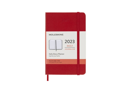 MOLESKINE 2023 12MONTH DAILY POCKET HARD-8056420859638