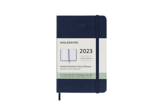 MOLESKINE 2023 12MONTH WEEKLY POCKET HAR-8056420859737