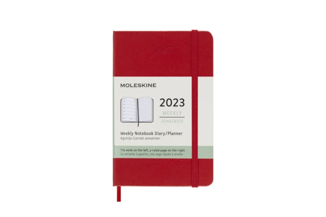 MOLESKINE 2023 12MONTH WEEKLY POCKET HAR-8056420859782