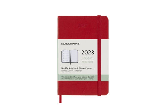 MOLESKINE 2023 12MONTH WEEKLY POCKET HAR-8056420859782