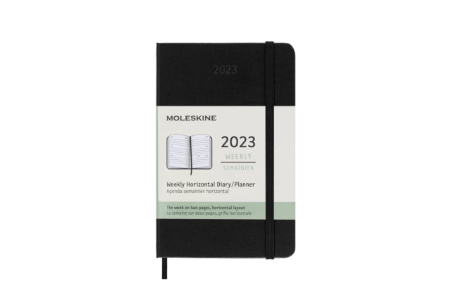 MOLESKINE 2023 12MONTH WEEKLY HORIZONTAL-8056420859829