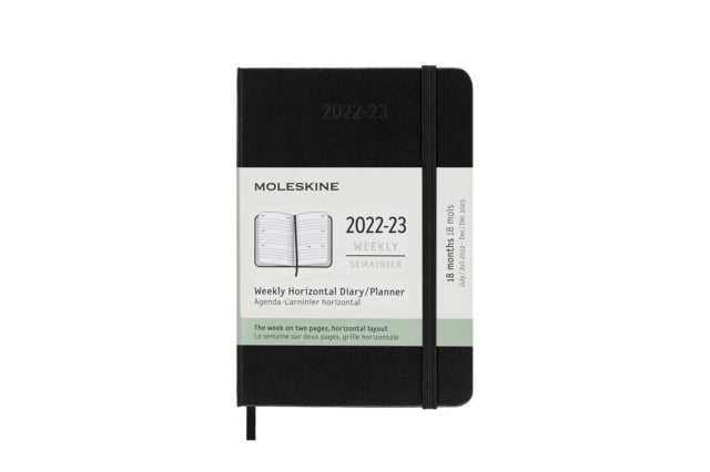 MOLESKINE 2023 18MONTH WEEKLY HORIZONTAL-8056598851373