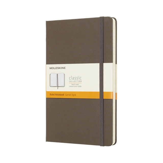 Moleskine Earth Brown Notebook Large Ruled Hard-8058341715352