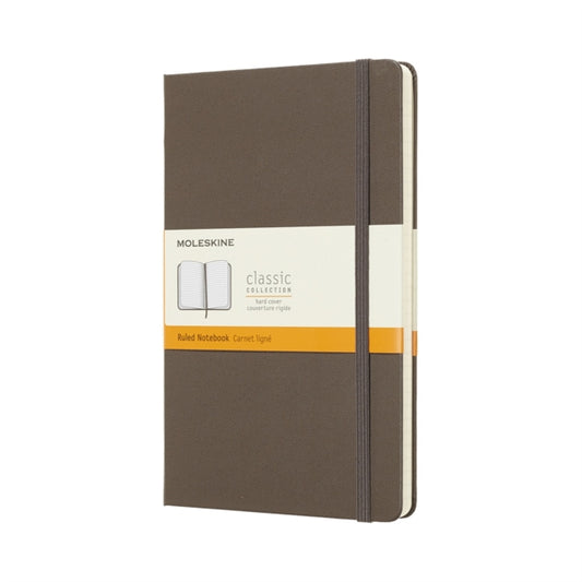 Moleskine Earth Brown Notebook Large Ruled Hard-8058341715352