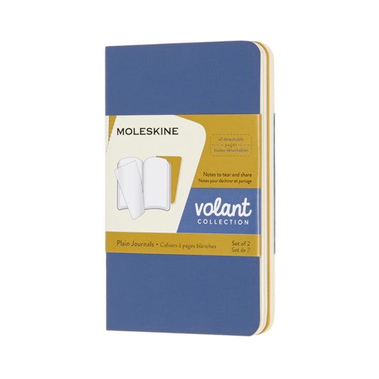 Moleskine Volant Journals XS Plain Forget.Blue Amber.Yellow-8058647620558