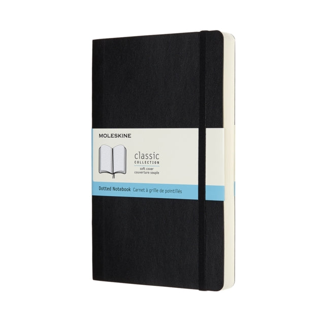 Moleskine Expanded Large Dotted Softcover Notebook : Black-8058647628073