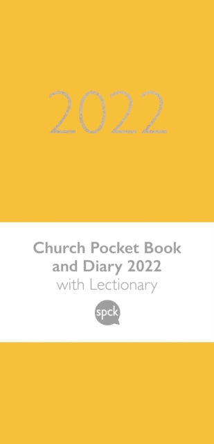 Church Pocket Book and Diary 2022 Soft-tone Yellow-9780281085958