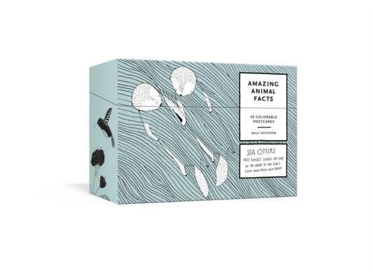 Amazing Animal Facts Postcards : 50 Colorable Postcards-9780451494917