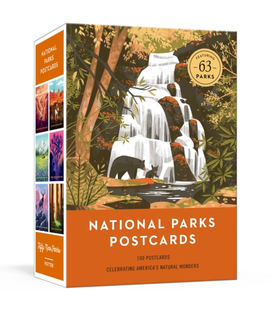 National Parks Postcards : 100 Illustrations That Celebrate America's Natural Wonders-9780593232958