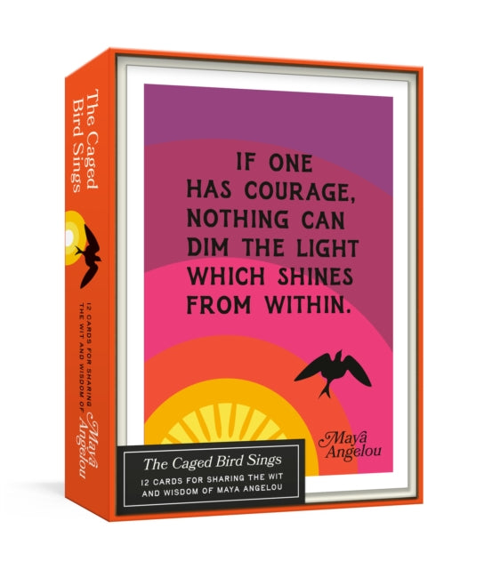 The Caged Bird Sings Note Cards : 12 Cards for Sharing the Wit and Wisdom of Maya Angelou-9780593581773