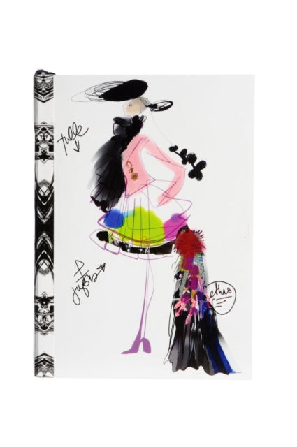 Christian Lacroix Croquis Fashion Sketch A6 6 X 4.25 Softcover Notebook-9780735350250
