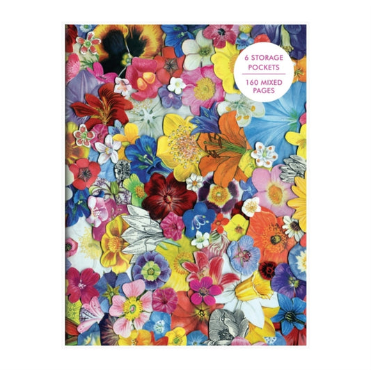Flowers PVC Multi-Pocket Cover Journal-9780735357013