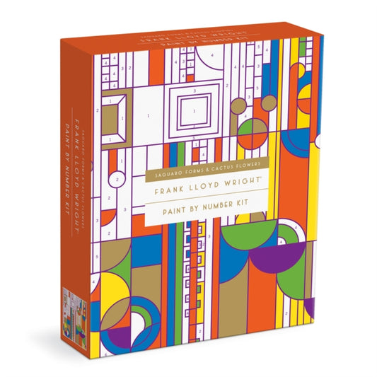 Frank Lloyd Wright Saguaro Cactus and Forms Paint By Number Kit-9780735370531